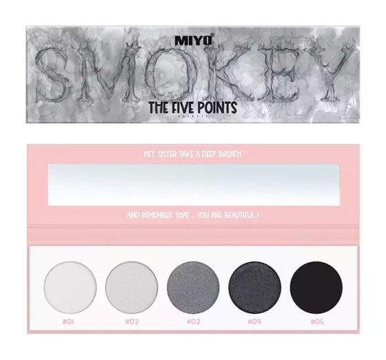 Miyo Five Points paleta 5 cieni do powiek 02