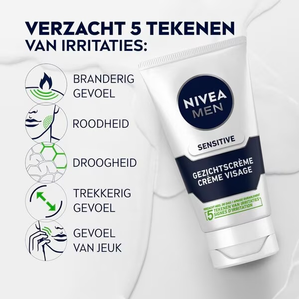 NIVEA Men Sensitive крема за лице<br>75ml - Осетљива и сува кожа