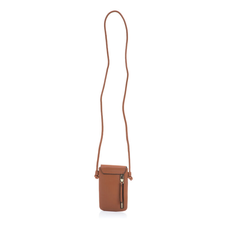 Dámská hnědá crossbody kabelka