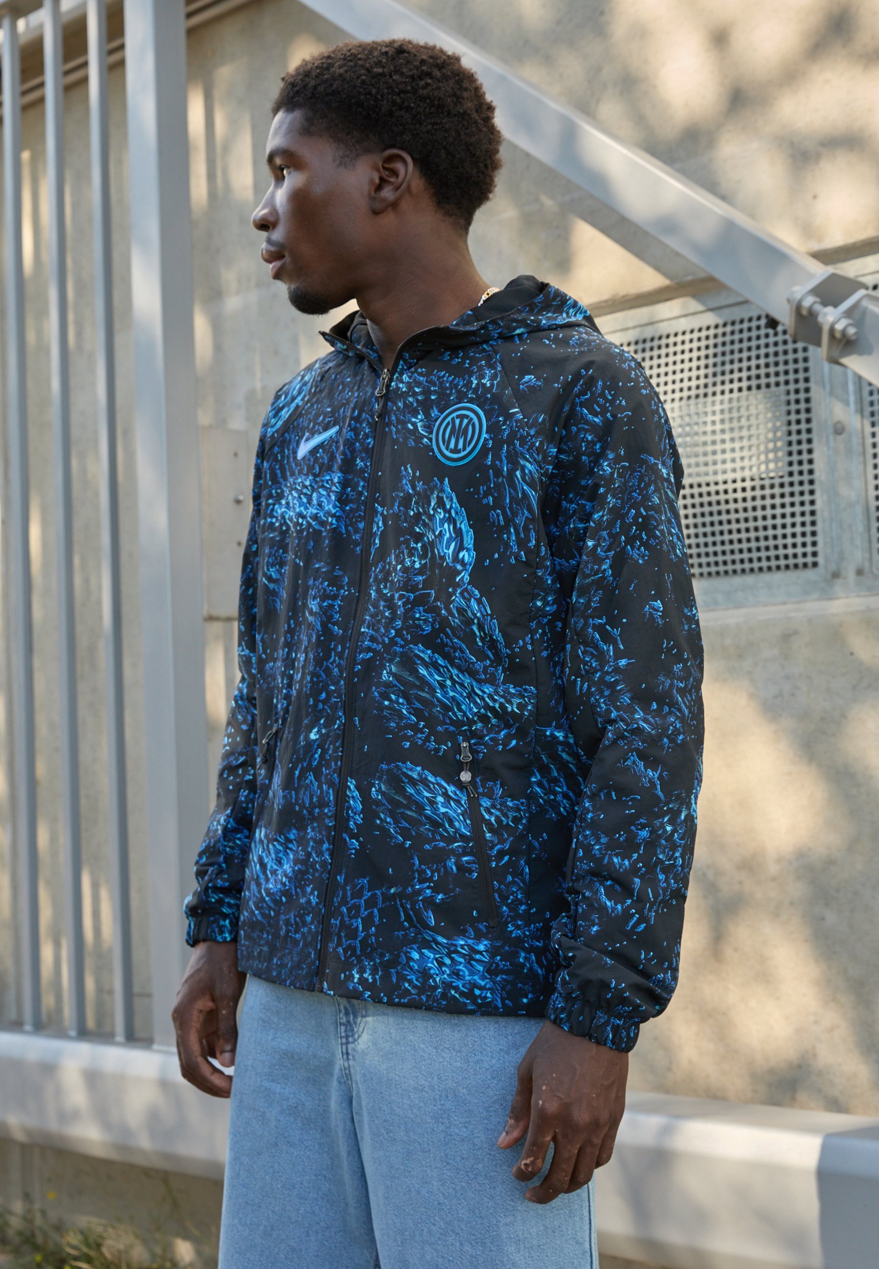 Nike Performance INTER MILAN AWF JACKET - Clubkleding - Lyonblauw/zwart/chloorblauw
