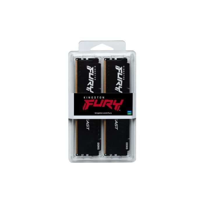 RAM-geheugen - KINGSTON - FURY Beast - 16 GB (2 x 8 GB) - DDR5 - 6000 MHz CL36