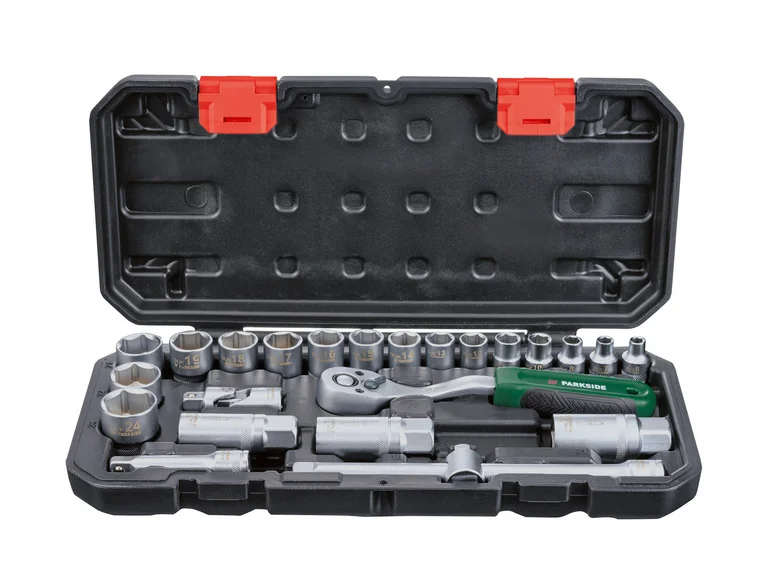 PARKSIDE® Dobbelt og preget sett PSSS 24 A1, 24 deler