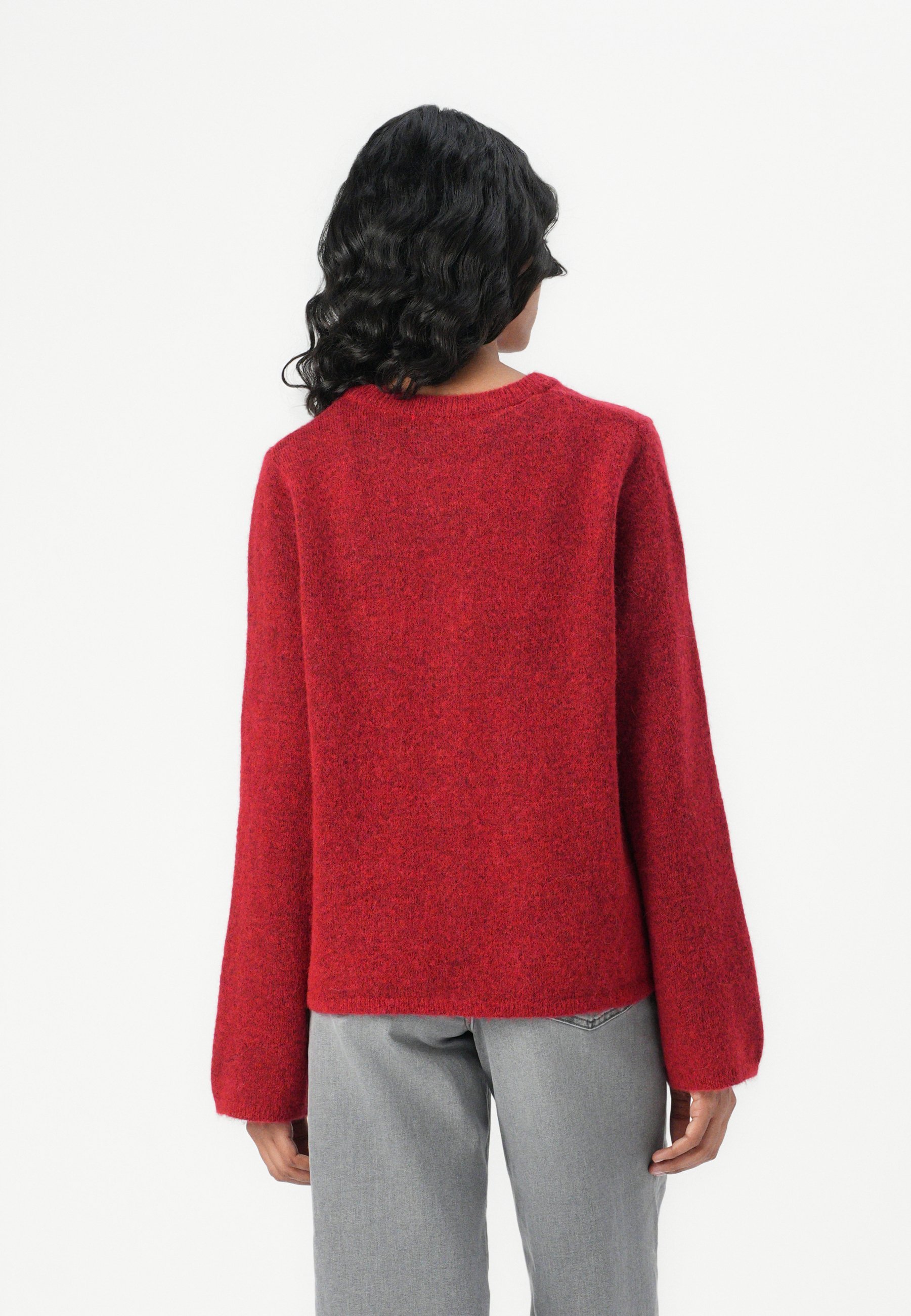 Selected Femme SLFLULU NIEUW CARDIGAN - Cardigan - paardensportrood