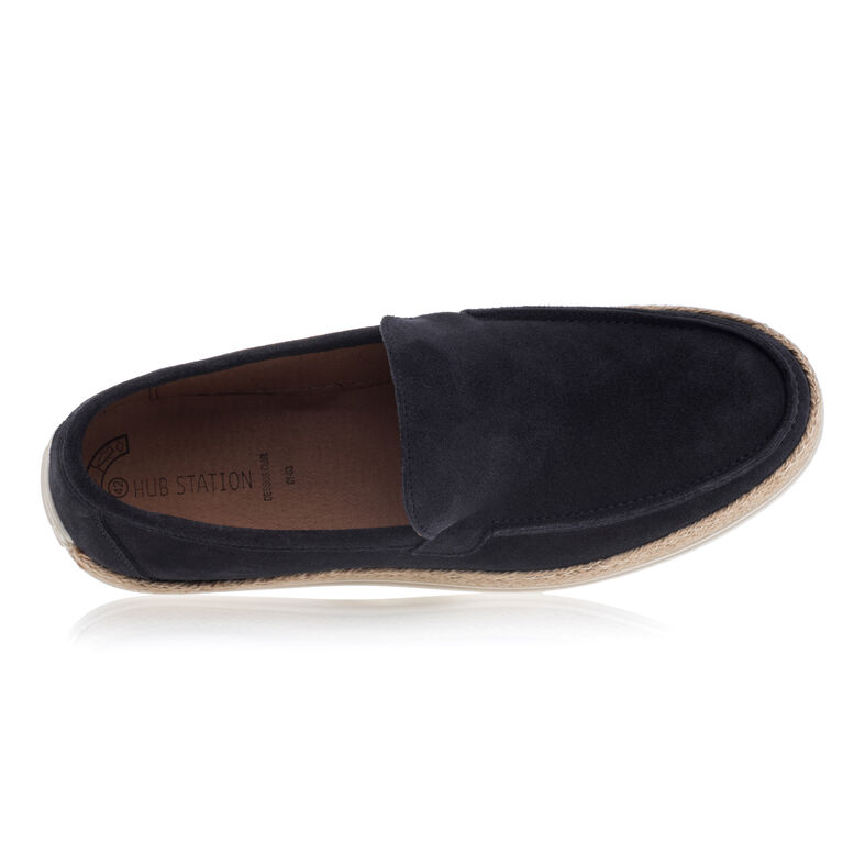 Mocasines/zapatos náuticos azules para hombre