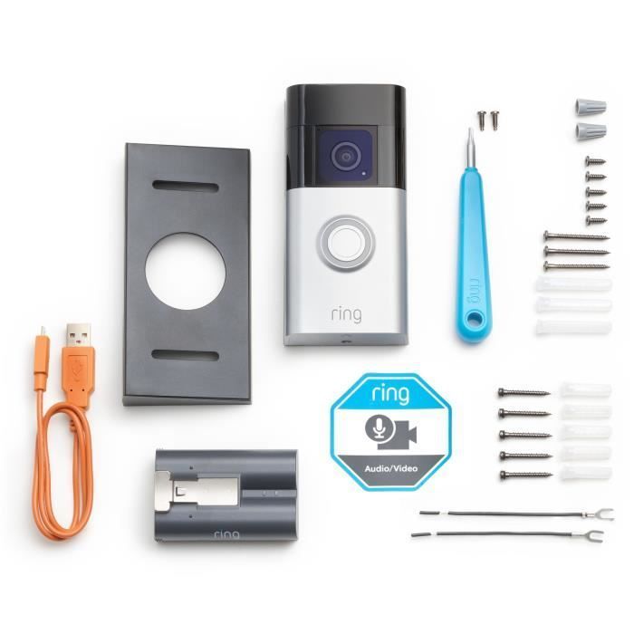 Videocitofono - RING - Batteria Plus + Suoneria di seconda generazione - MTK - UE