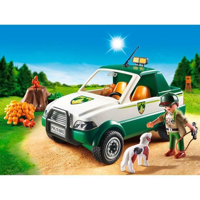 PLAYMOBIL - Garde forestier avec pick-up - Country - La Maison Forestière - Mixte - 4 ans