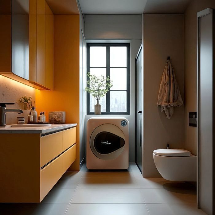 Sèche-linge électrique GreenBlue GB405, charge de 3 kg, 830W