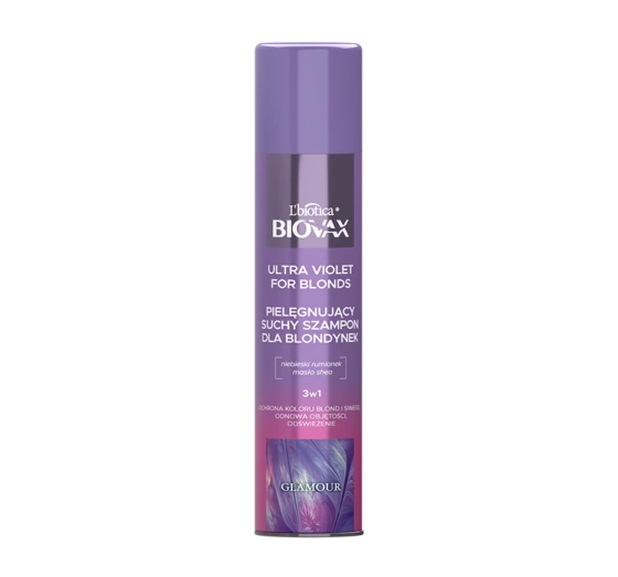 Biovax Ultra Violet for Blonds suchy szampon do włosów blond 200 ml