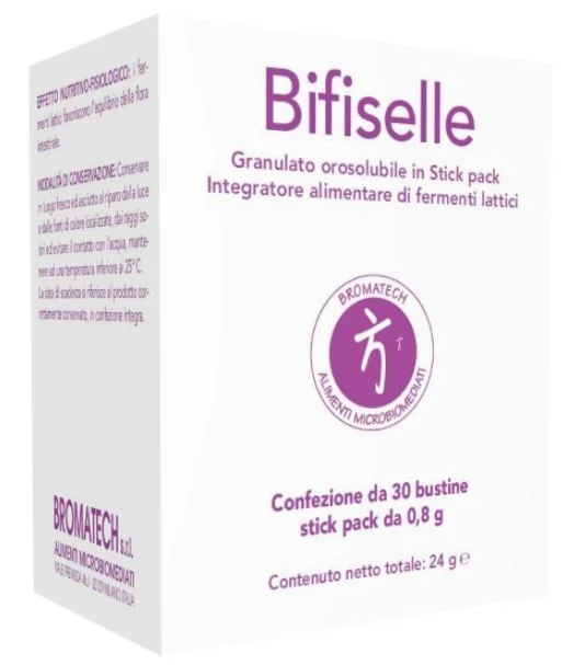 BROMATECH Bifiselle Nahrungsergänzungsmittel, 30 Portionsbeutel, Nahrungsergänzungsmittel mit Milchsäurebakterien