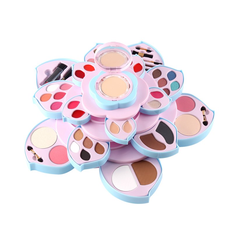 Nouveau coffret de maquillage tout-en-un 20 couleurs : palette de fards à paupières, mascara, eyeliner, gloss, rouge à lèvres et miroir.