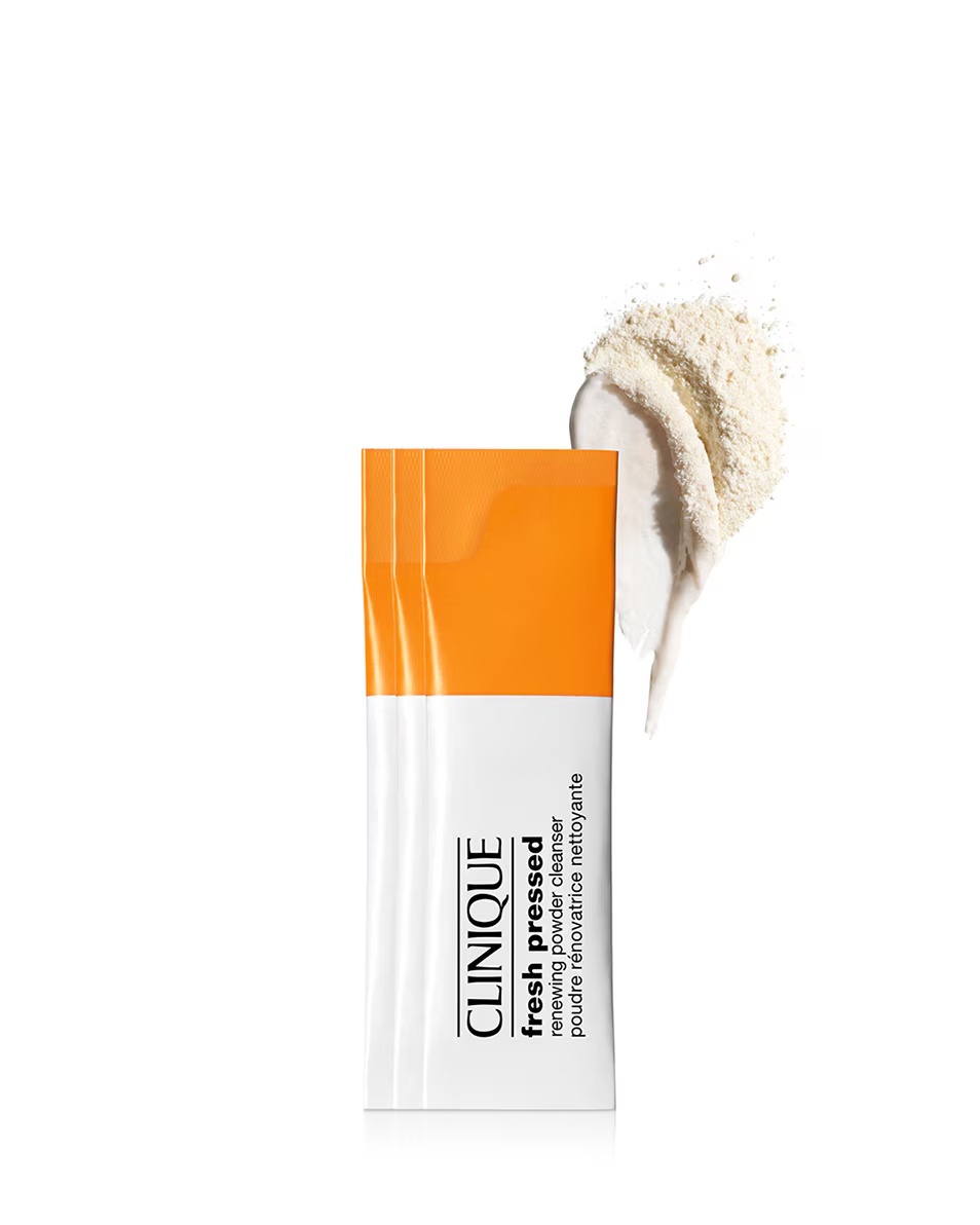 CLINIQUE CLINIQUE FRESH PRESSED™ OBNOVLJIVI ČISTILNI PUDER S ČISTIM VITAMINOM C ZA ČISTILO OBRAZA - PROTI STARANJU - ČISTI IN POSVETLI