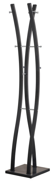 Halmar Wieszak Stojący Czarny Metalowy 179 cm