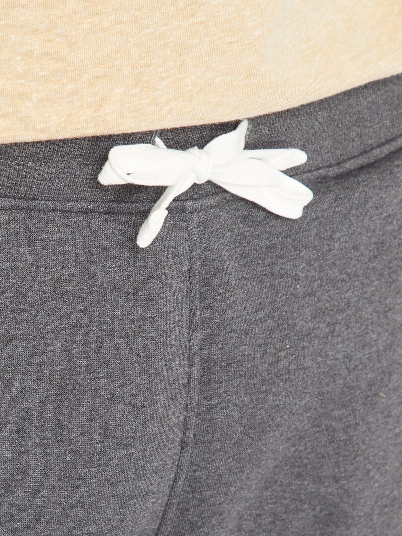 Fleece joggingbroek - GRIJS