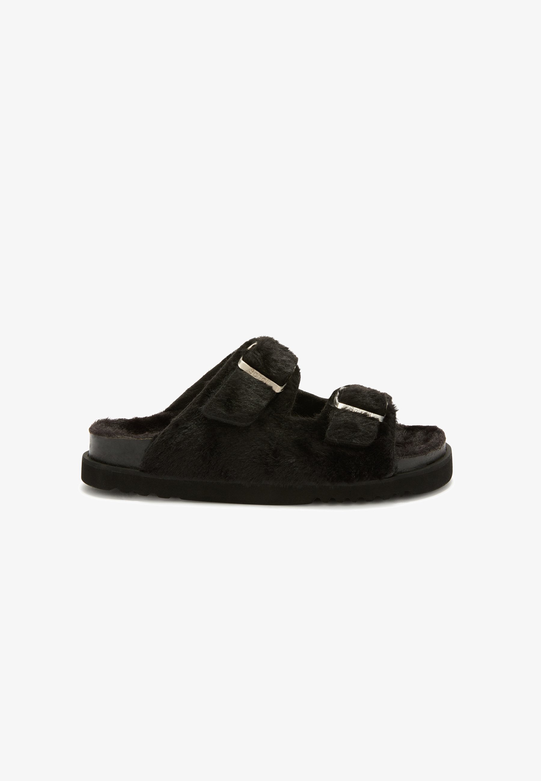 Scholl slippers - zwart