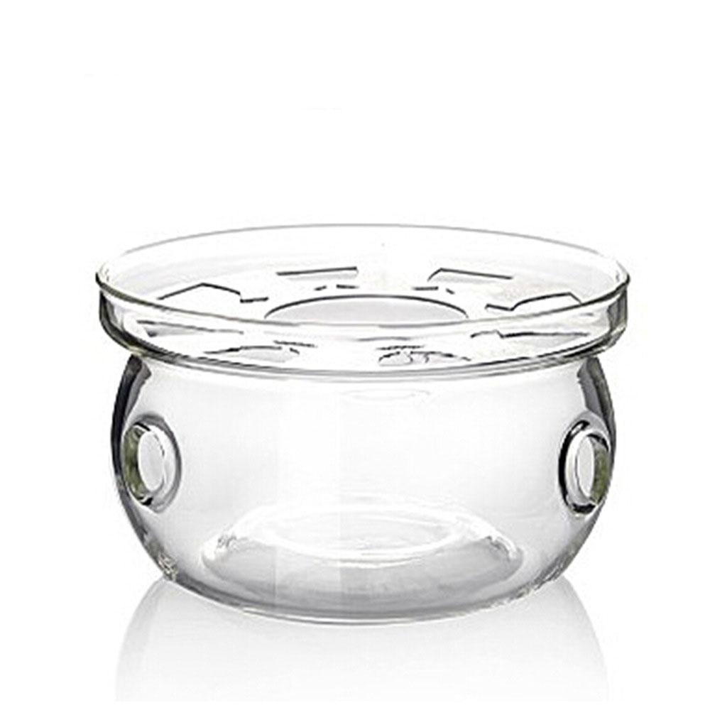 Service à thé en verre épais, théière, chauffe-tasse, base isolante spéciale, socle chauffant pour thé fleuri, accessoires pour la cérémonie du thé.