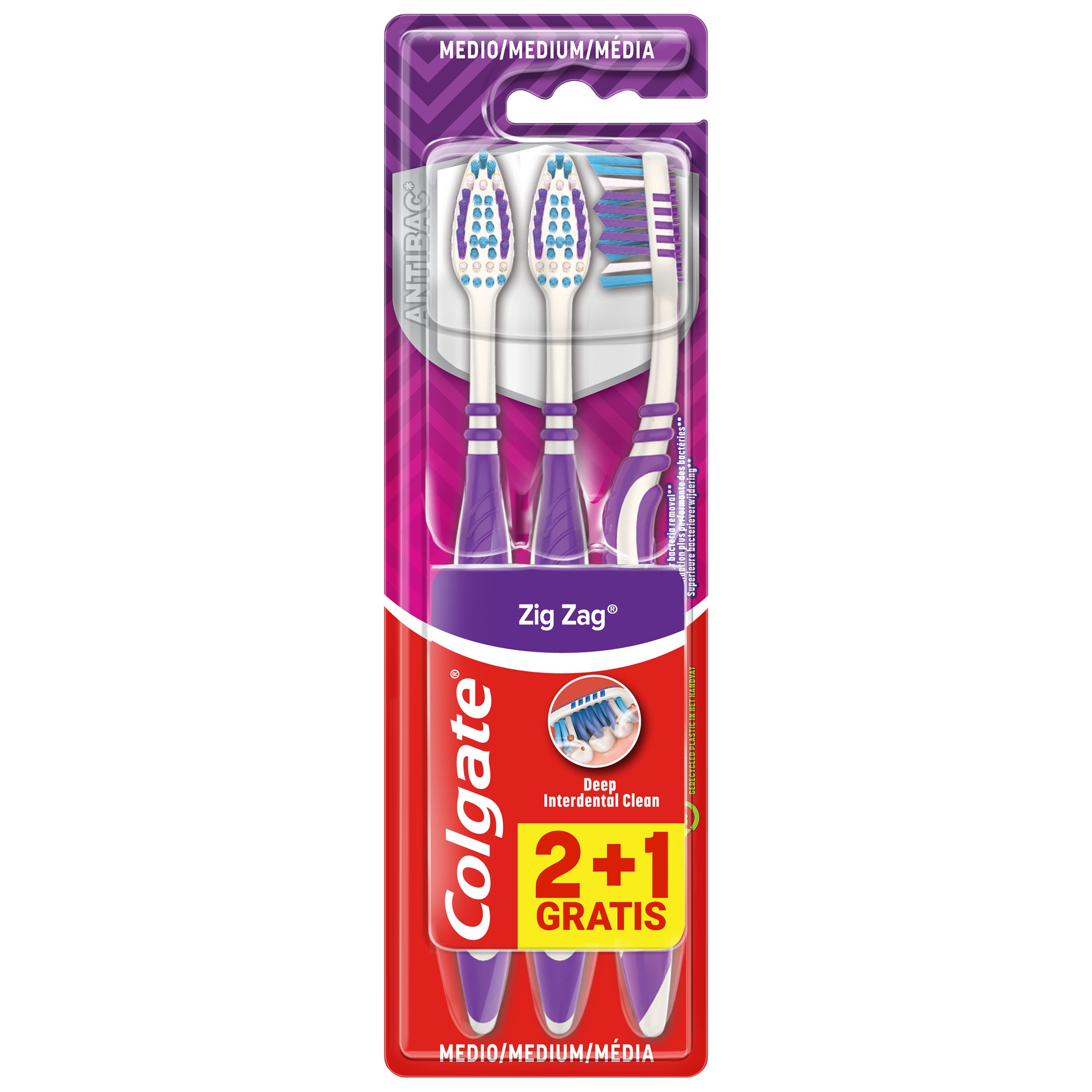 Hĺbkové čistenie zubnou kefkou Zig Zag Dentálna a ústna hygiena