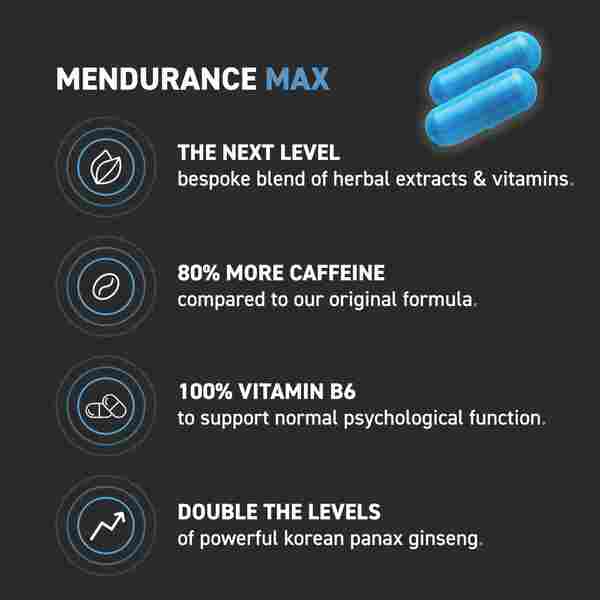 Mendurance Max Supplement voor mannen, 10 stuks | Gezondheid | Superdrug