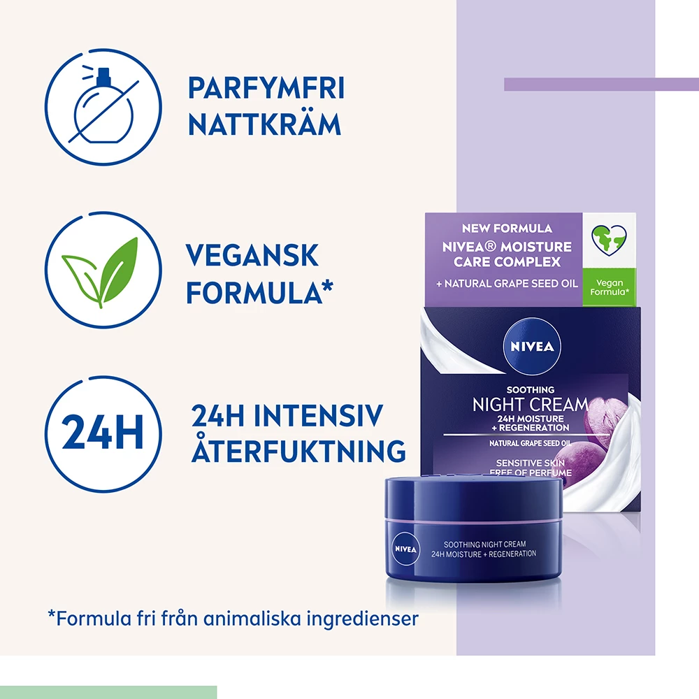 Cremă de noapte calmantă 50 ml - NIVEA