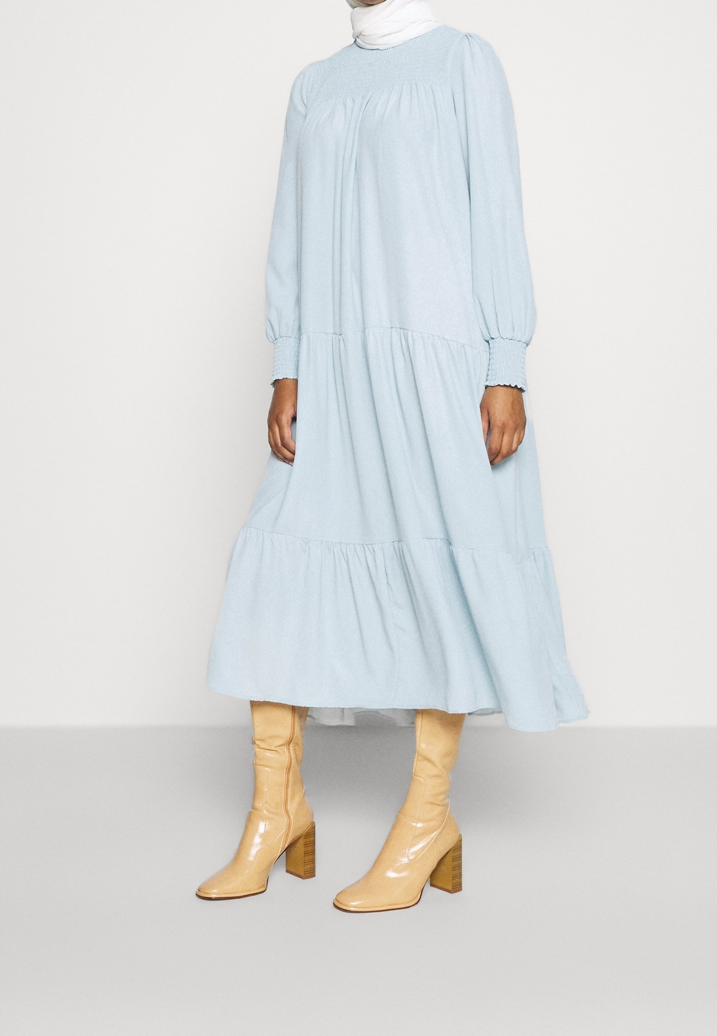 Abito lungo glamour - blu