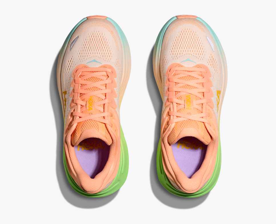 HOKA Bondi 9 Frost / Lichte Mandarijn