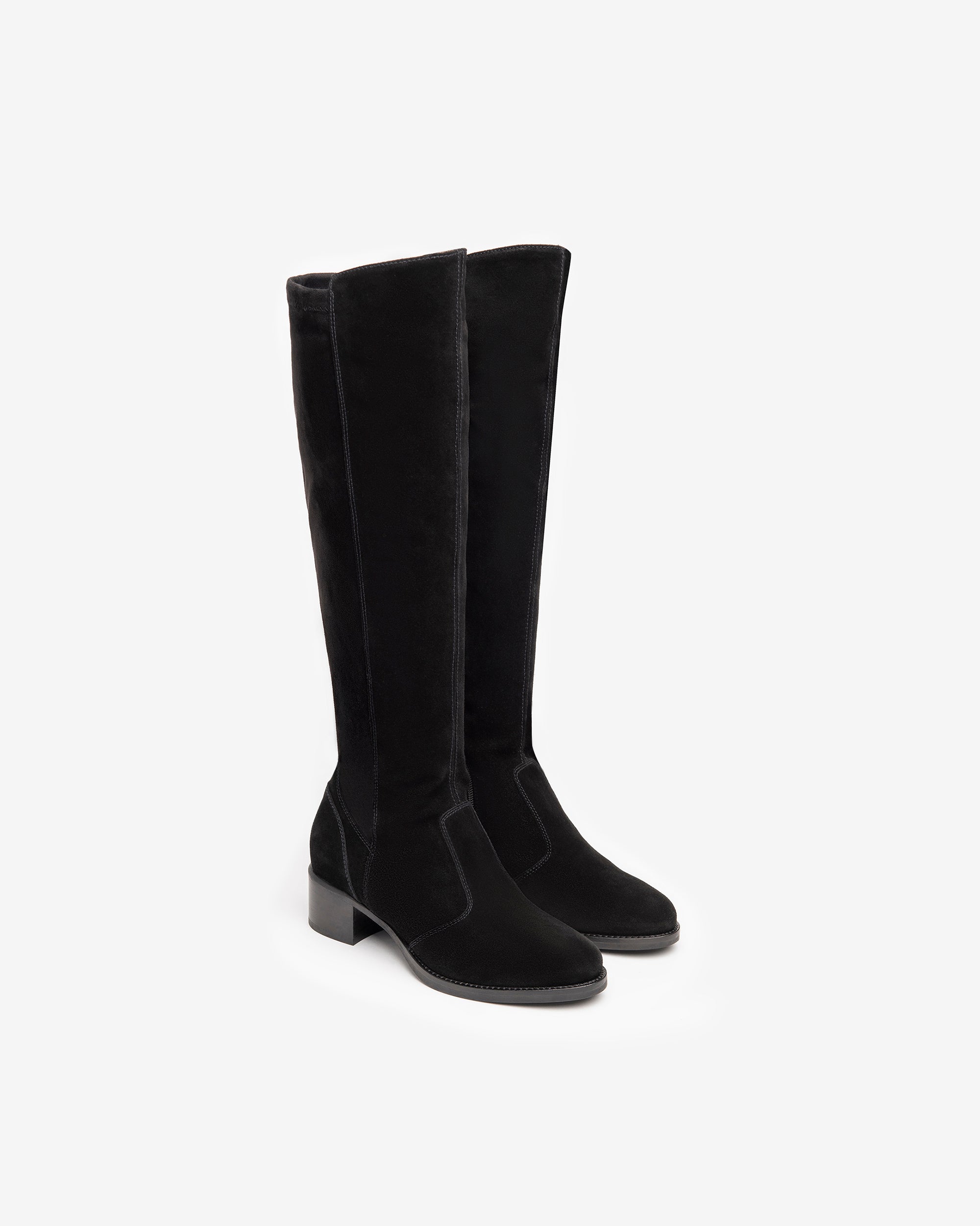  Damen-Wildlederstiefel
