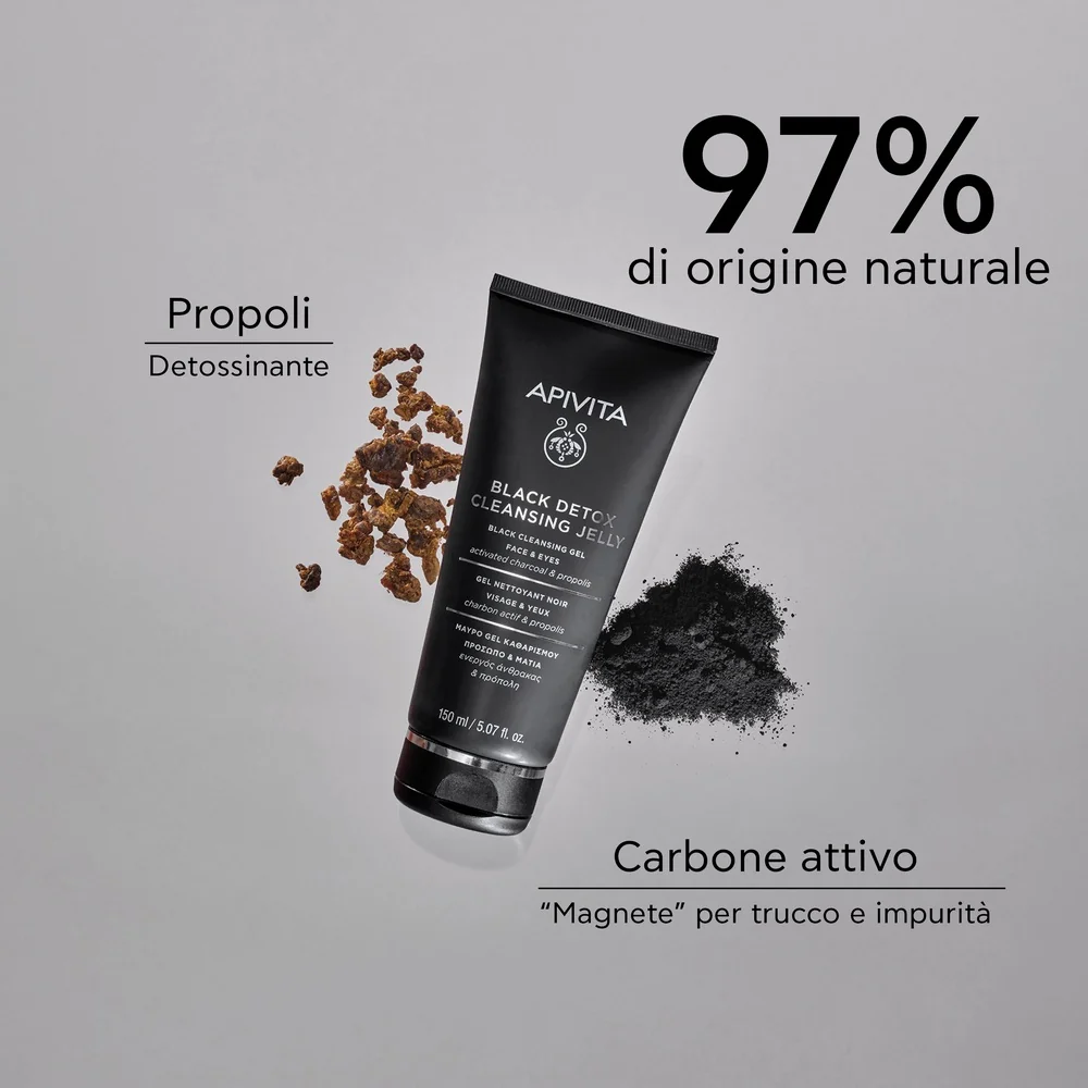 Detergenti e Struccanti Black Detox Gel Detergente Nero – Viso e Occhi - Gel detergente viso