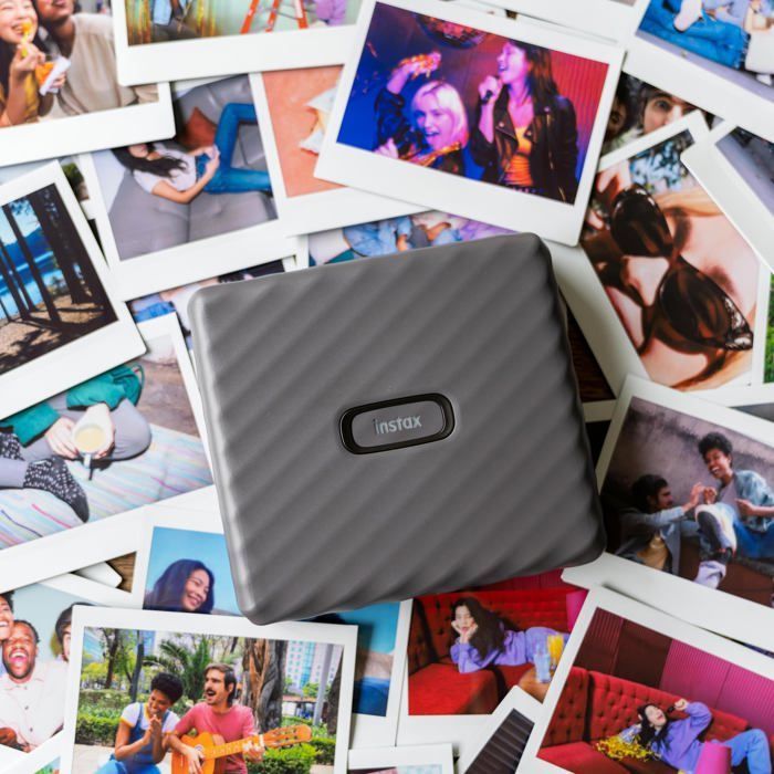 Stampante fotografica - Fujifilm - INSTAX WIDE LINK - Colore Mocha - Bluetooth - Ricaricabile