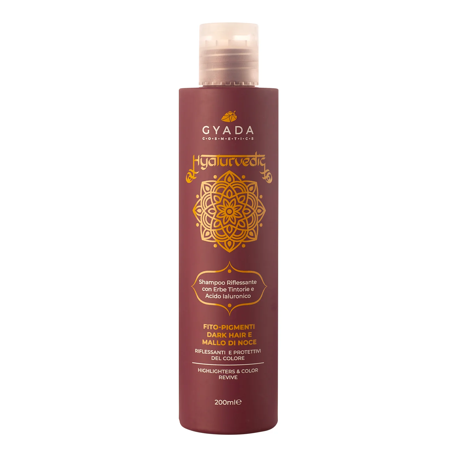 Hyalurvedic Shampoo Riflessante Dark Hair - Shampoo Protezione Colore