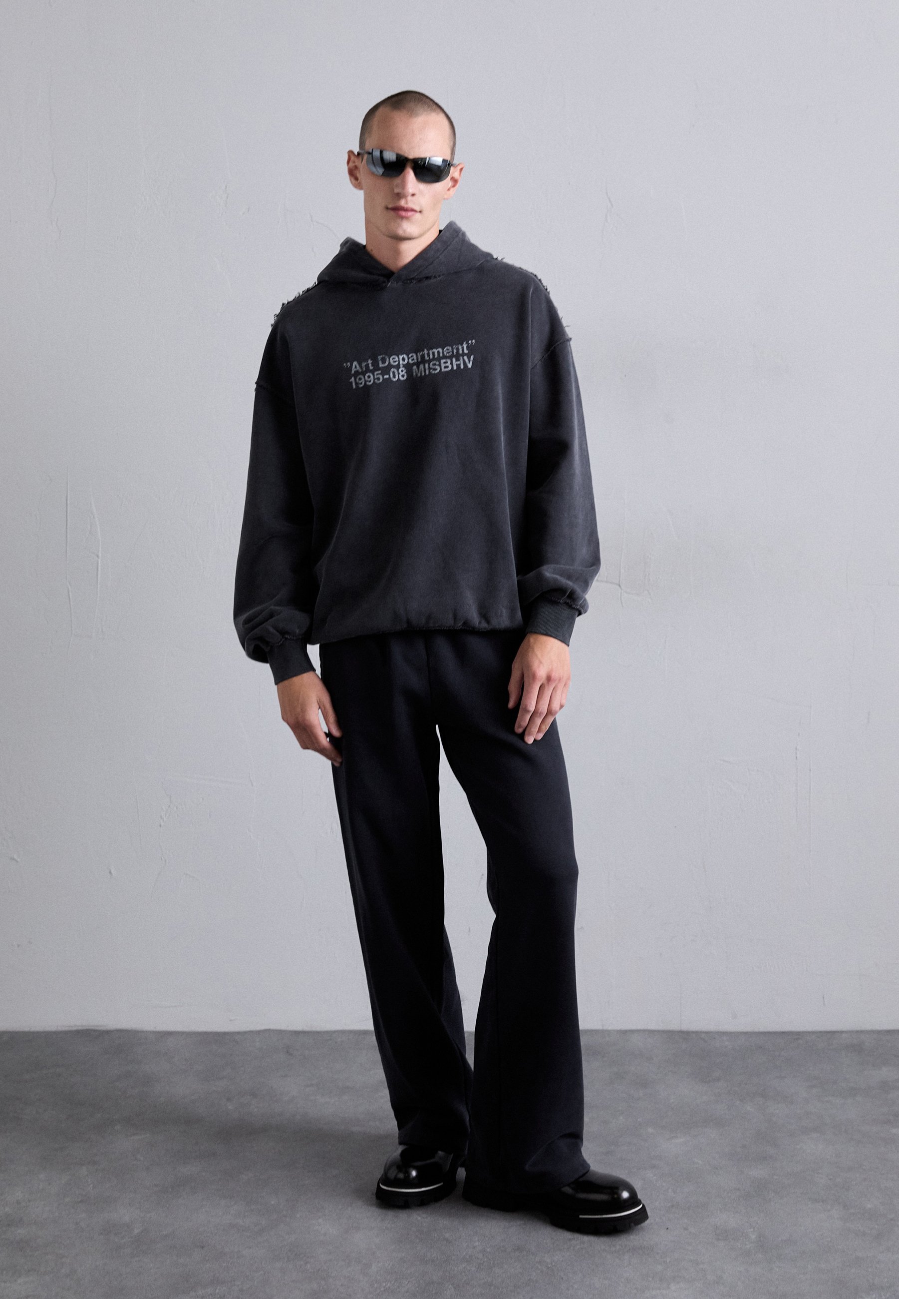 Sweat à capuche MISBHV BASIC - gris