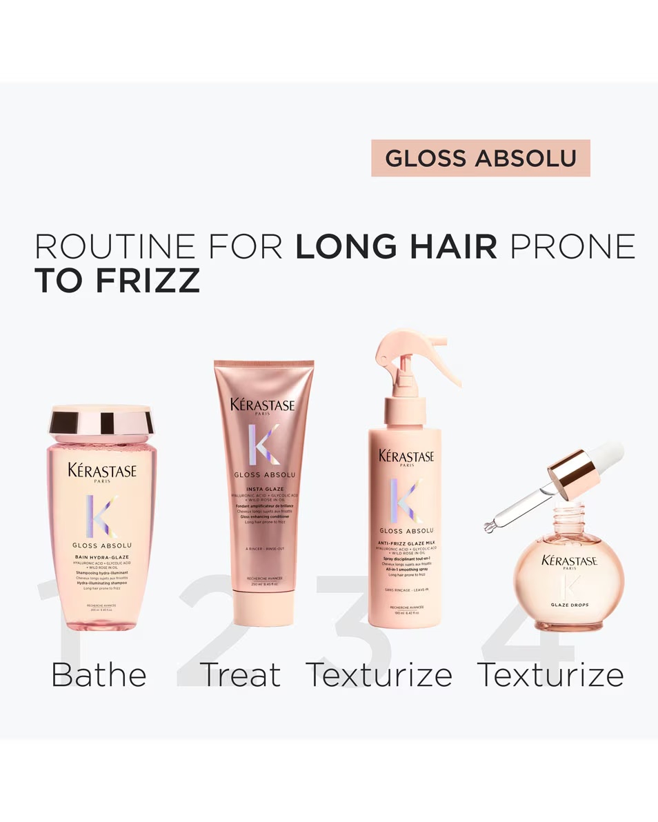 KÉRASTASE Gloss Absolu Insta Glaze Conditioner για μακριά, φριζαρισμένα μαλλιά