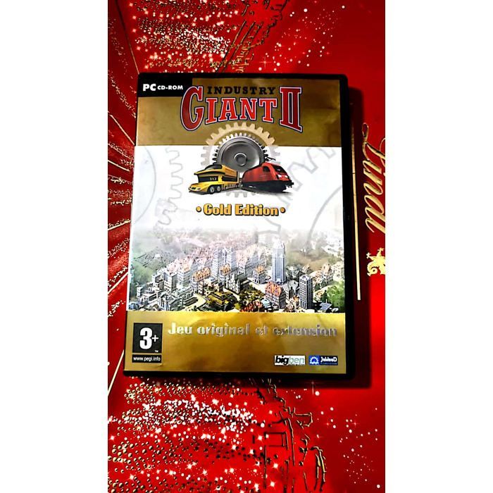 Industry Giant II – Gold Edition – Jeu PC CD-ROM – Simulation Économique / Gestion
