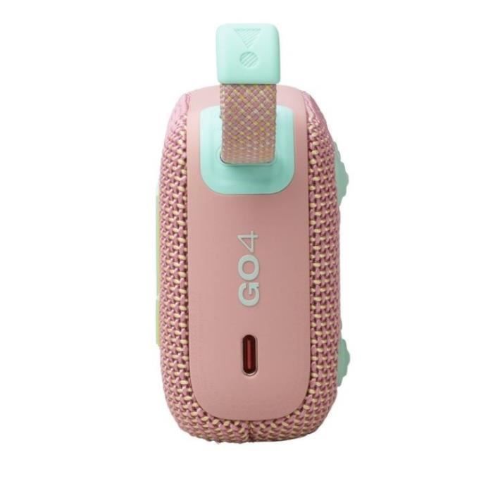 Altavoz Bluetooth ultraportátil - JBL GO 4 - Bluetooth 5.3 - Rosa