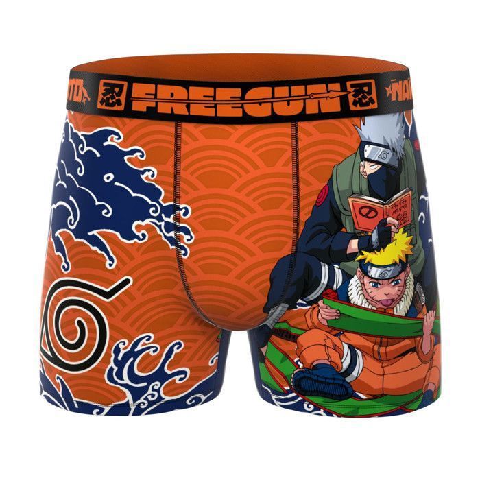 Boxer da ragazzo Freegun NARUTO CLASSIC, Intimo da ragazzo - Arancione (confezione da 3)