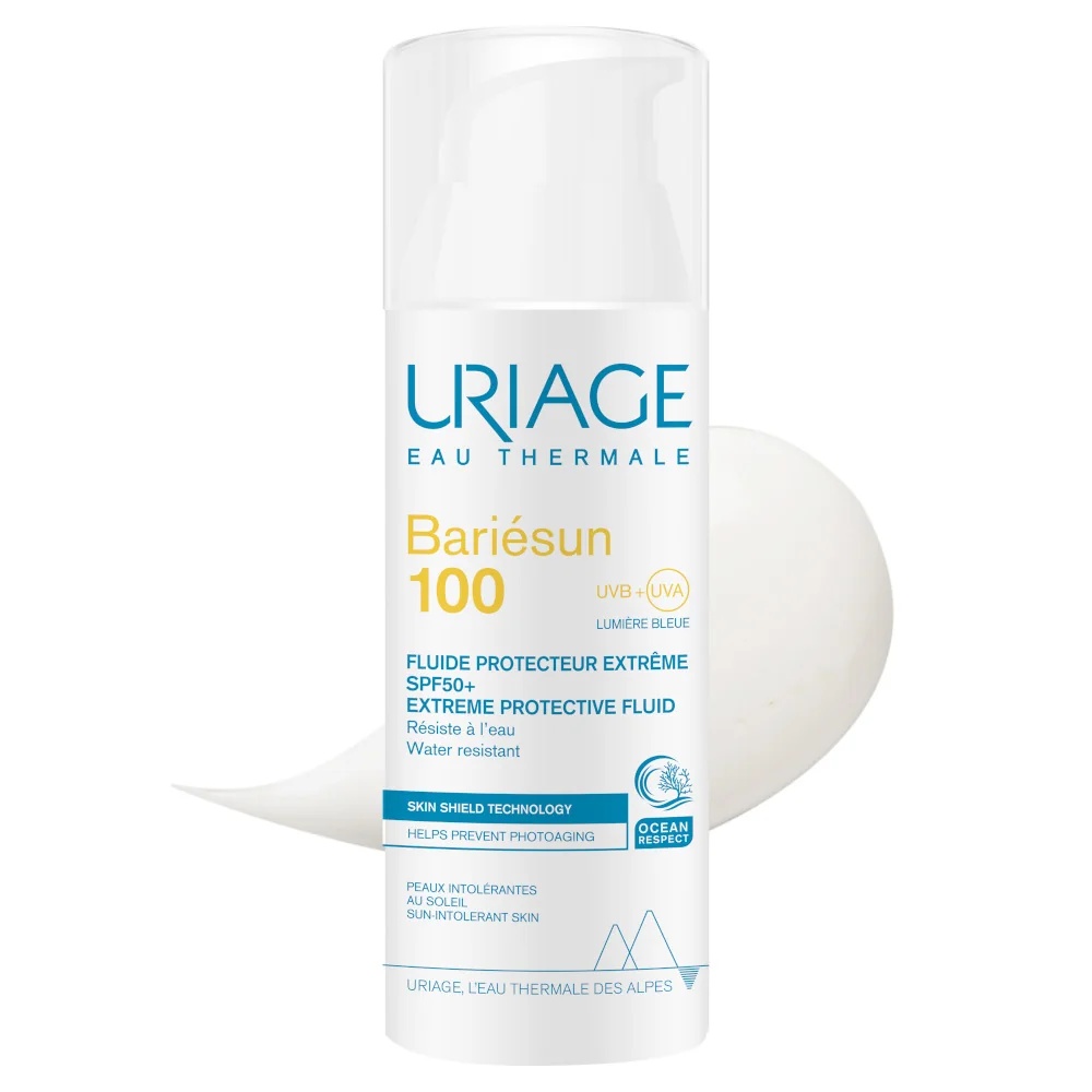 URIAGE Uriage Barièsun Fluid 100 SPF 50+ Extreme Sun Protection Face 50 ml beschermende vloeistof