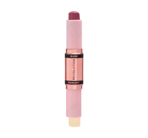 REVOLUTION BLUSH & HIGHLIGHT STICK RÓŻ I ROZŚWIETLACZ W SZTYFCIE MAUVE GLOW 4,3G