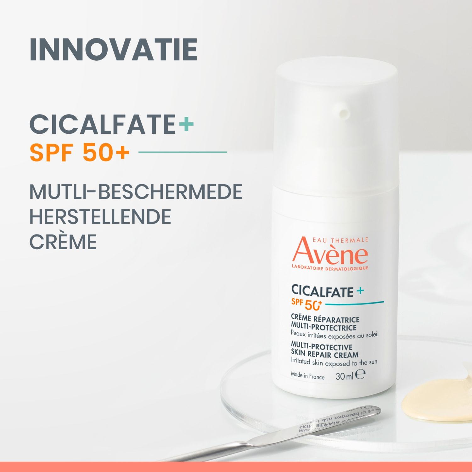 „Avène“ dieninis kremas „Cicalfate“ + SPF 50+ daugiafunkcis odos regeneruojamasis kremas - 30 ml