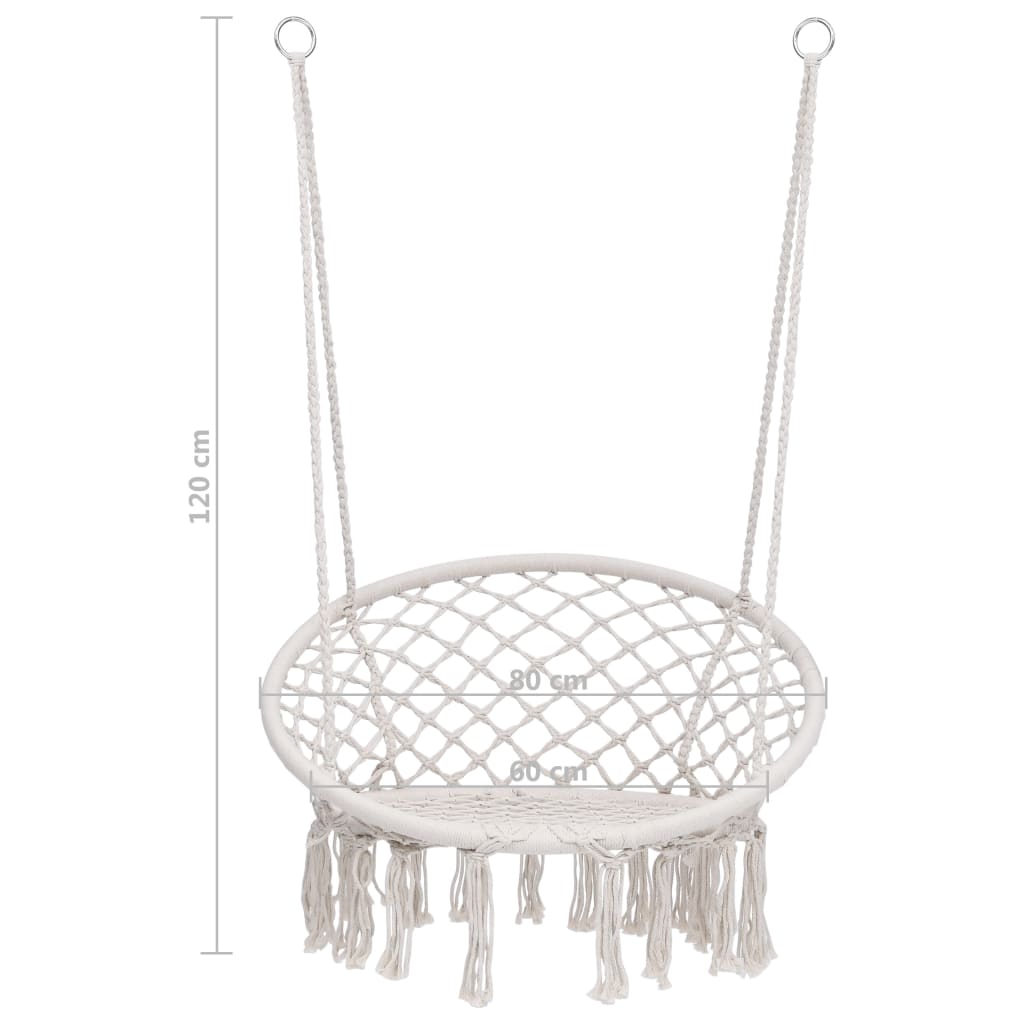  Vidaxl Swing Chair 80 x 120 cm
