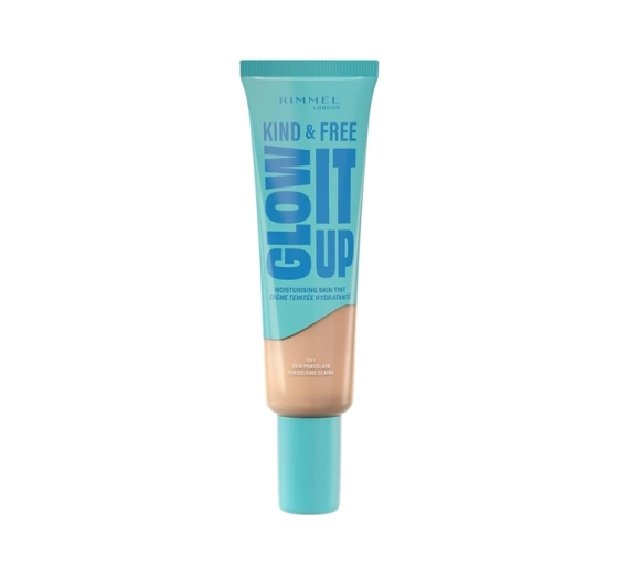 Rimmel Kind & Free Glow It Up lekki podkład nawilżający 001 Fair Porcelain 30ml