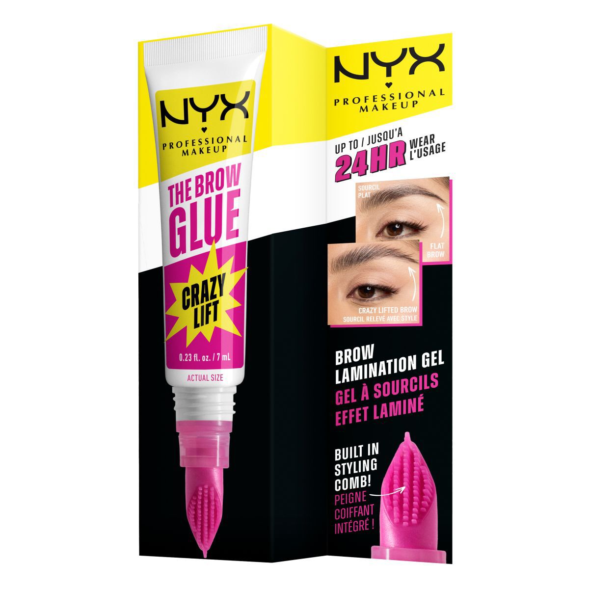 NYX Professional Makeup The Brow Glue Crazy Lift