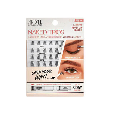 Ardell Pack Naked Lashes Trios Volume Length False Eyelashes Kit 1 unit 1 unit