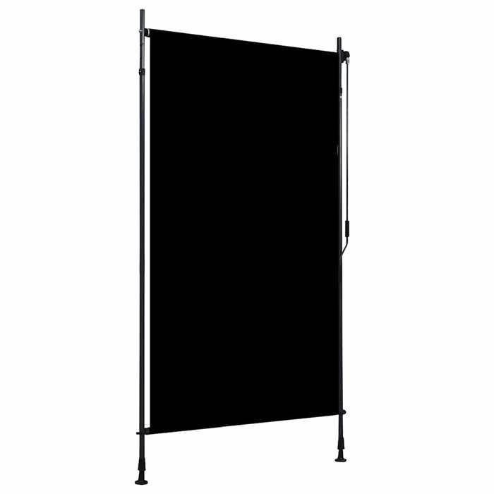Outdoor roller blind - vidaXL - 120 x 270 cm - Anthracite - Crank - Adjustable