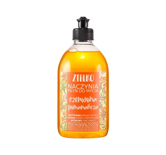 Zielko płyn do mycia naczyń Czerwona Pomarańcza 500ml