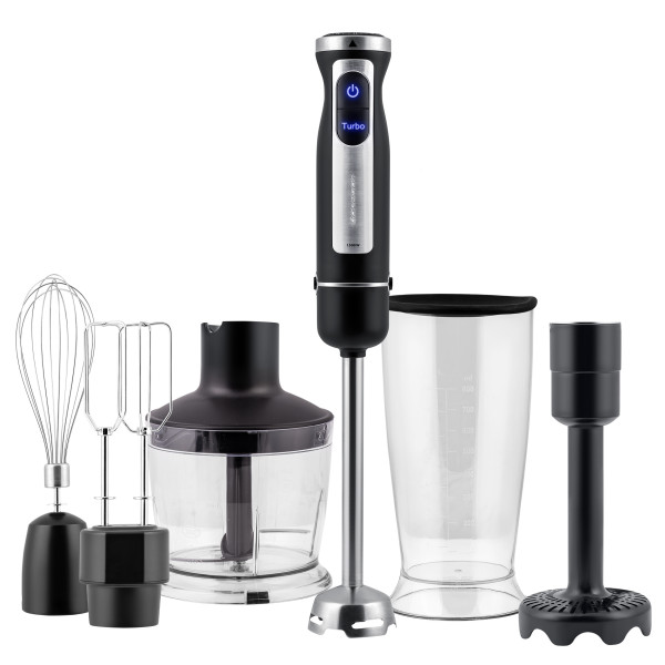Blender ręczny wielofunkcyjny 1500W zestaw Berdsen czarny