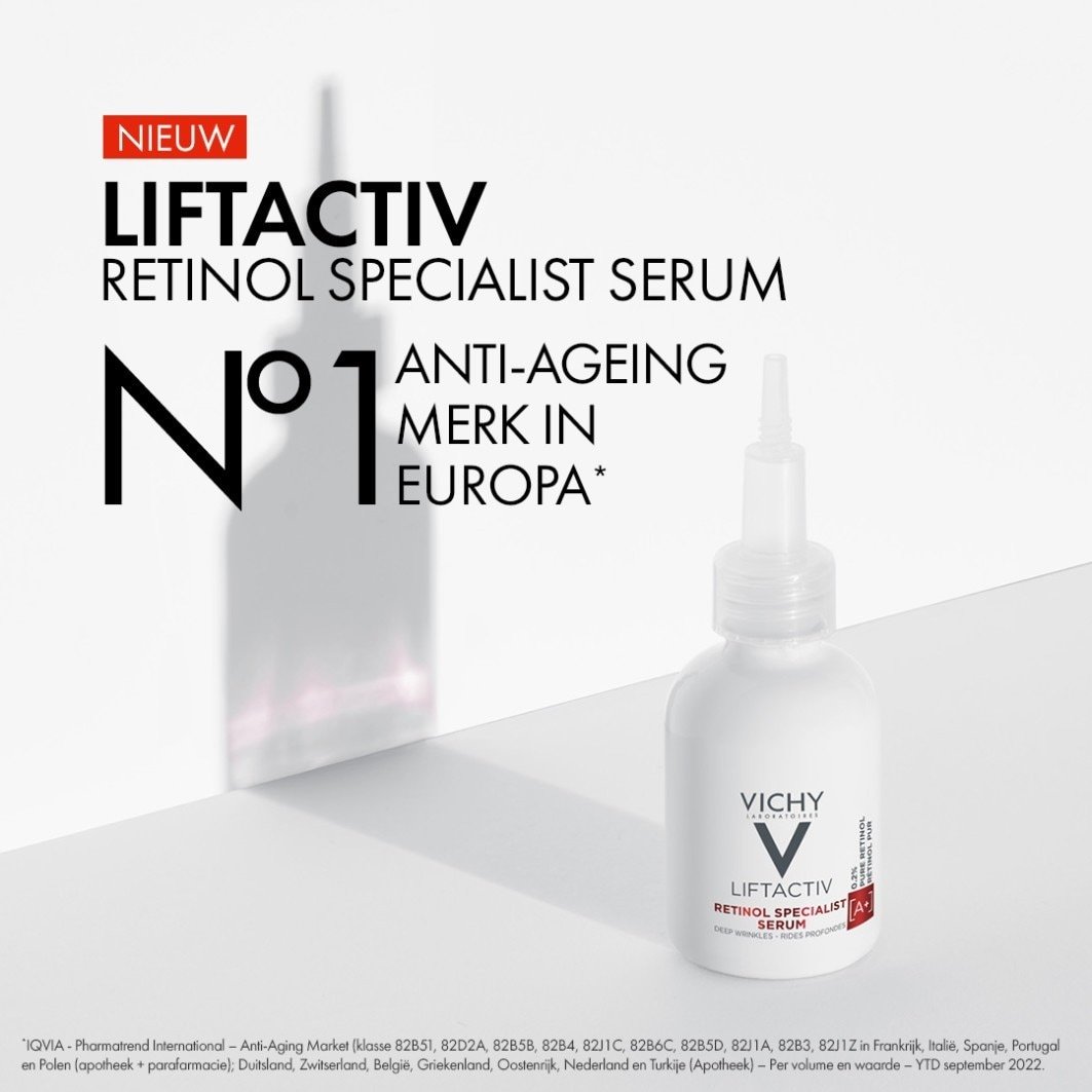 „Vichy“ senėjimą stabdantis serumas „Liftactiv Retinol Specialist“ serumas nuo gilių raukšlių, 30 ml