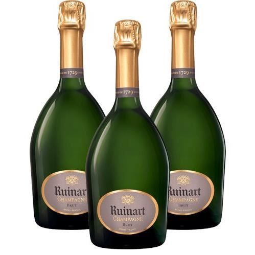 Champán R de Ruinart Brut - 75 cl x3