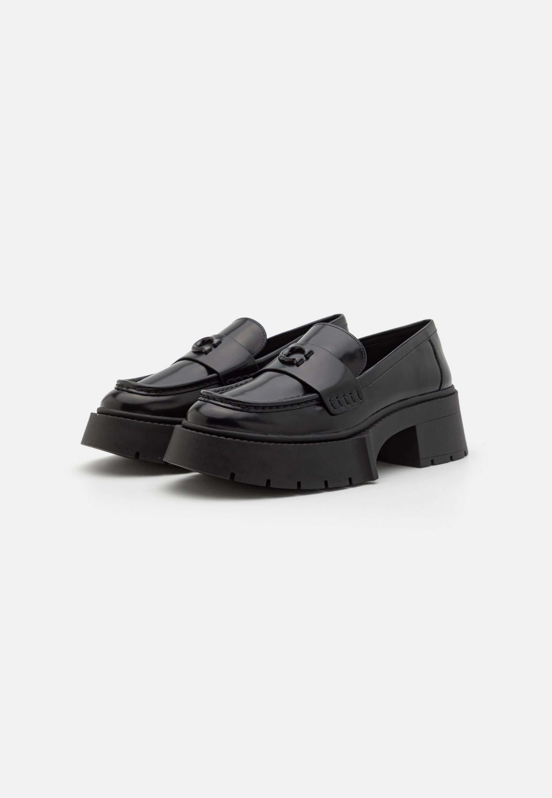 COACH LEAH PLATFORM - Plateauhakken - zwart