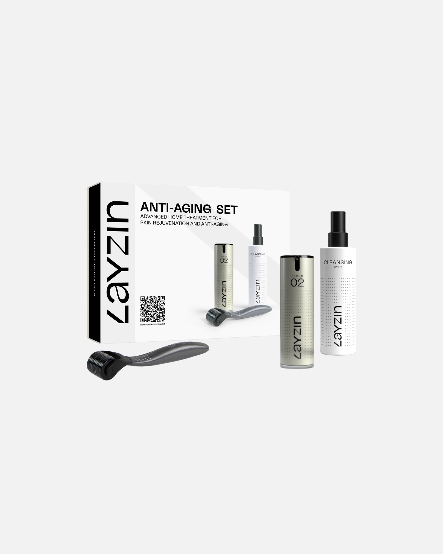 Set de îngrijire anti-îmbătrânire LAYZIN cu microace împotriva ridurilor și liniilor fine – 1 bucată
