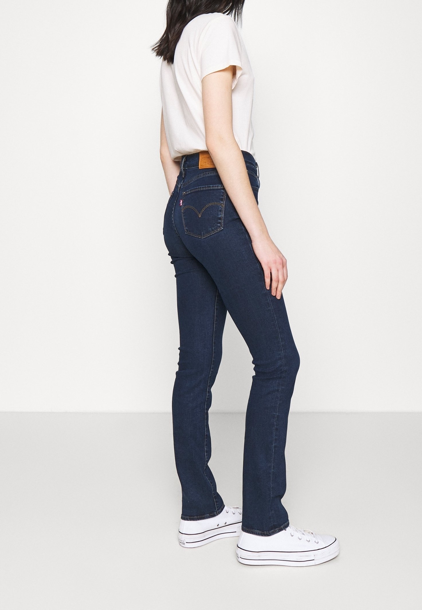 Jeansy Levi's® Slim fit - ciemnoniebieski denim