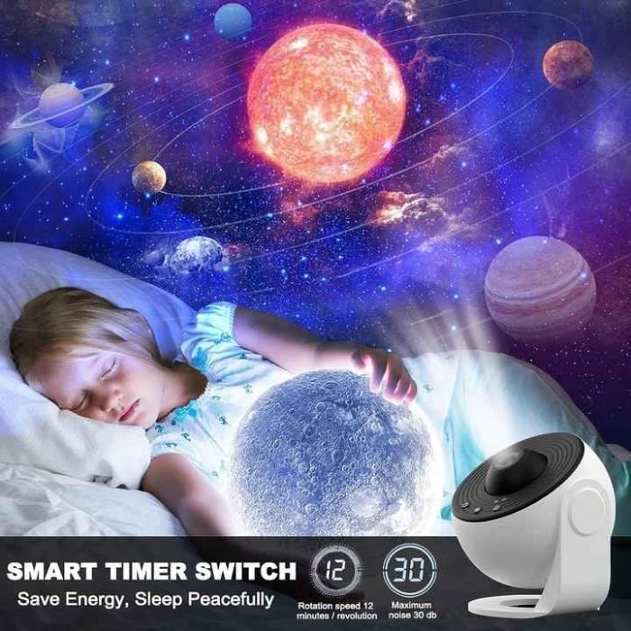Projecteur - PIMPIMSKY - A24 - 12 Disques Etoilés - LED - 3W - Chambre Enfant
