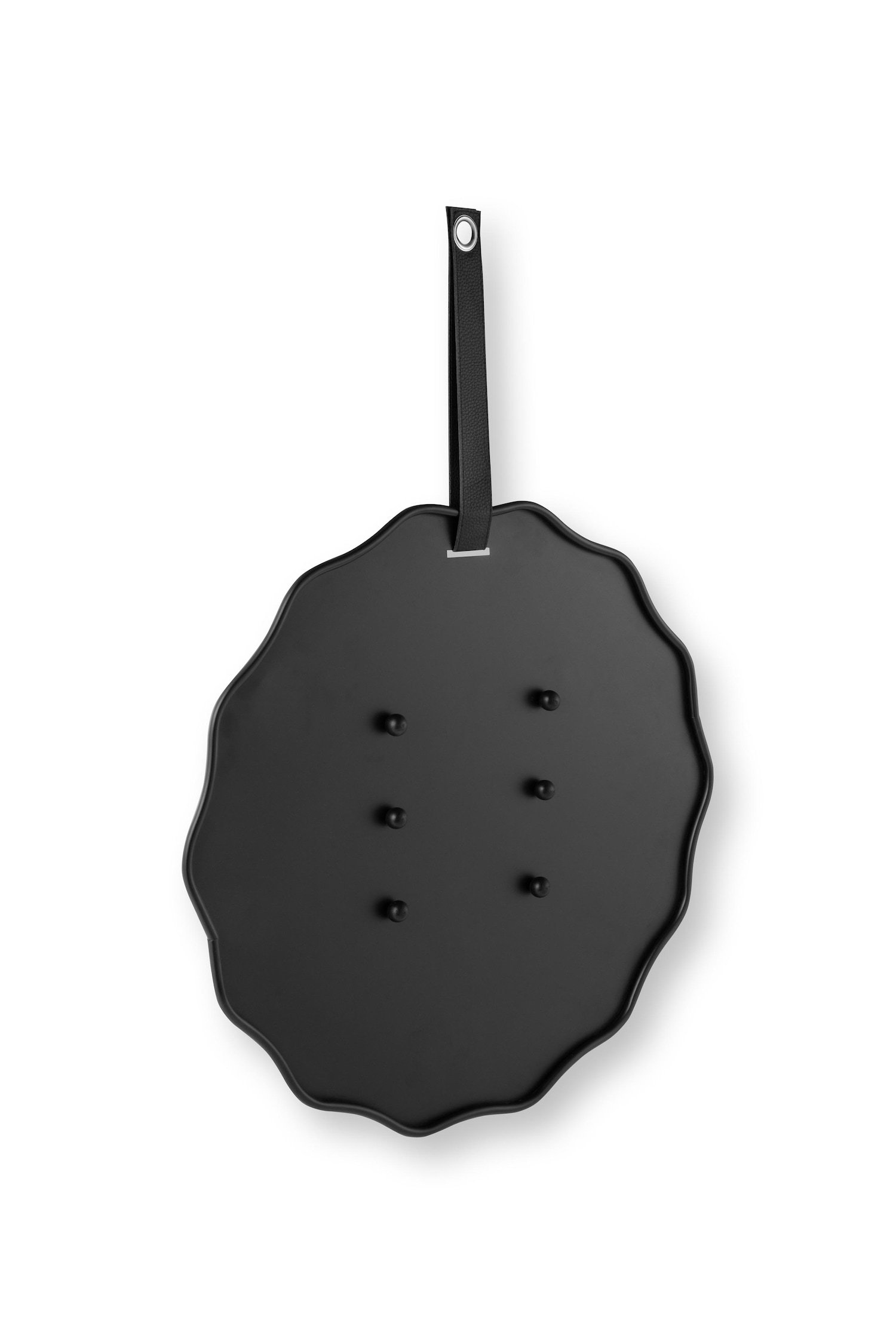 vtwonen Daska za rezanje Metalna ploča za bilješke Crna - Crna 51x51x2cm